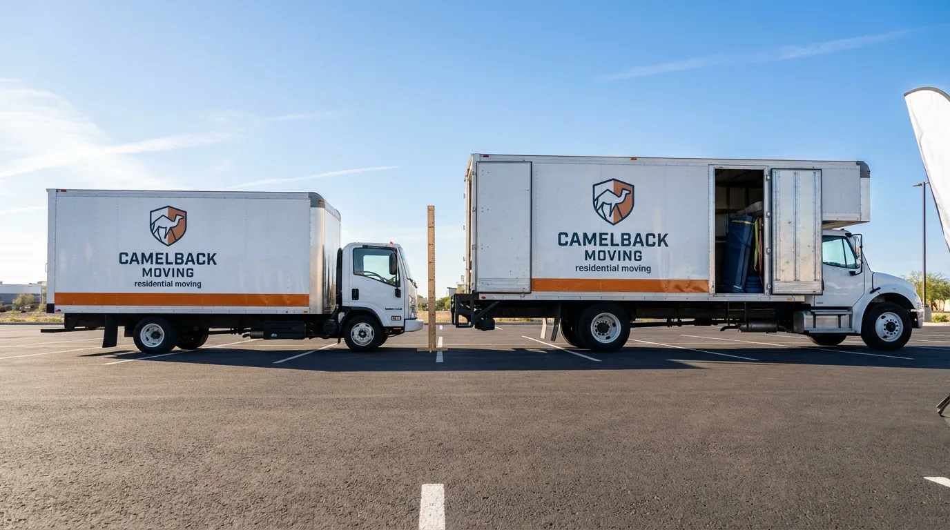 Moving truck size capacity guide in Carrier Mills